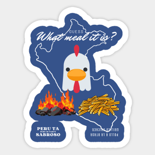 Grilled chicken Sticker